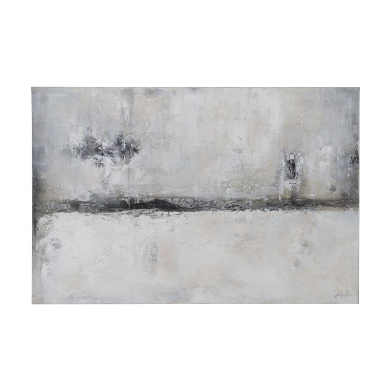 Cadre Gris Abstrait 50 x 3 x 120 cm