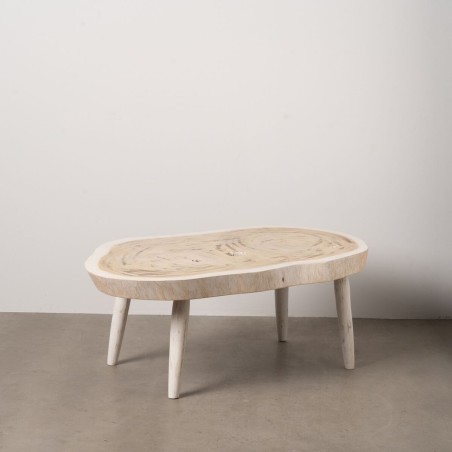 Table Basse Blanc 100 x 70 x 45 cm