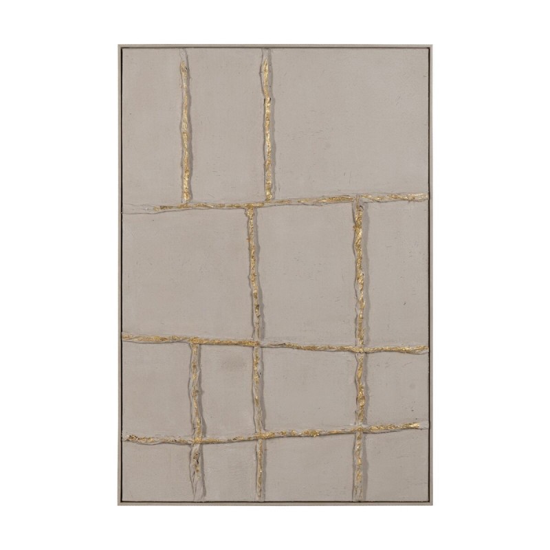 Cadre Beige Doré 80 x 3