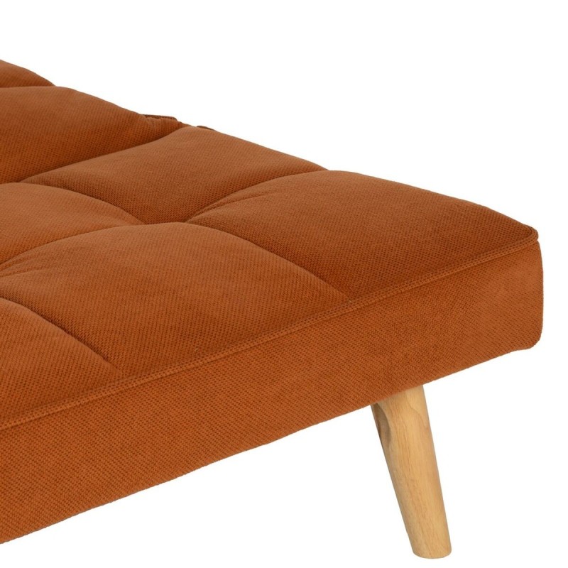 Canapé Convertible Orange 175 x 84 x 73 cm