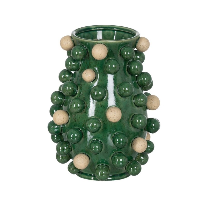 Vase Blanc Vert Céramique 24