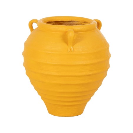 Vase Jaune Résine 56 x 56 x 60 cm