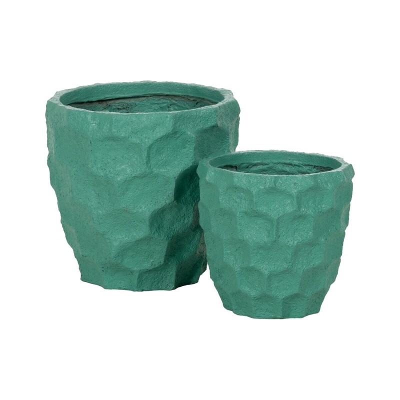 Cache-pot Turquoise Ciment 41 x 41 x 39