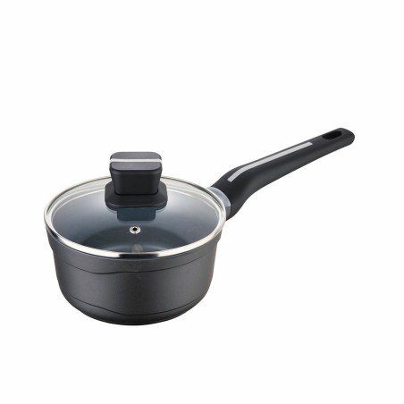 Casserole avec couvercle San Ignacio Bistro SG6424 Noir mat Aluminium fondu 1