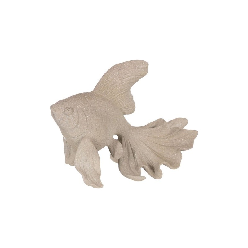 Figurine Décorative Beige Poisson 23 x 14