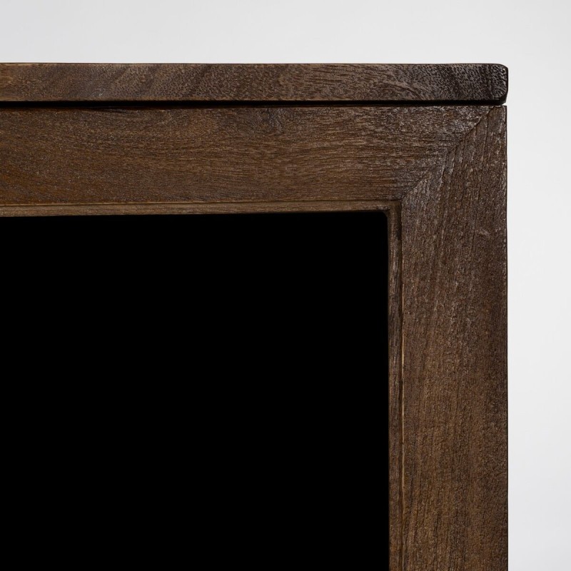 Présentoir Marron Verre Bois de manguier 80 x 40 x 140 cm