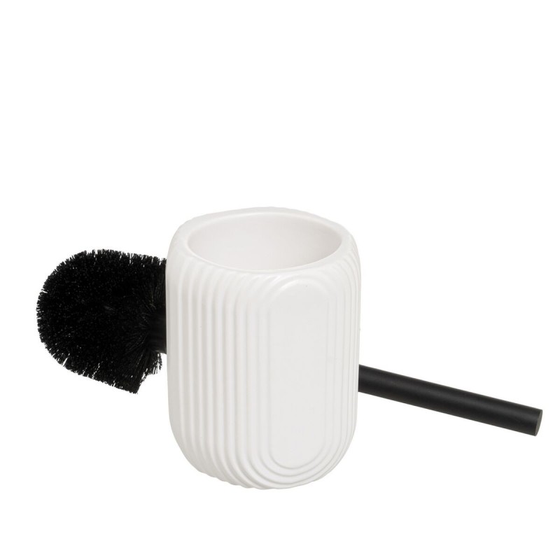 Brosse de salle de wc Blanc Céramique 11 x 11 x 35 cm