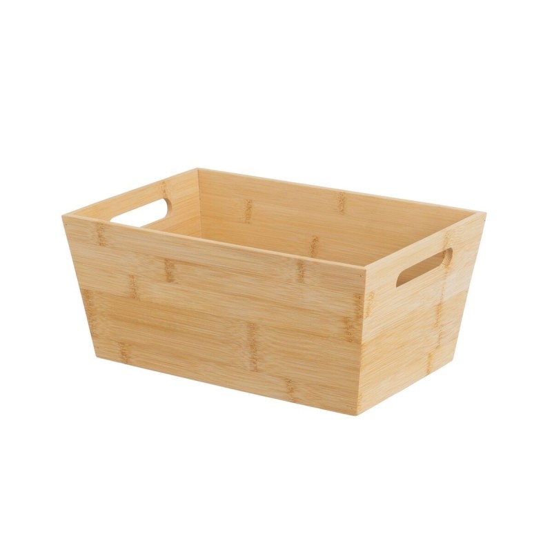 Panier Naturel Bambou Bois MDF 7 L 30 x 20 x 13 cm