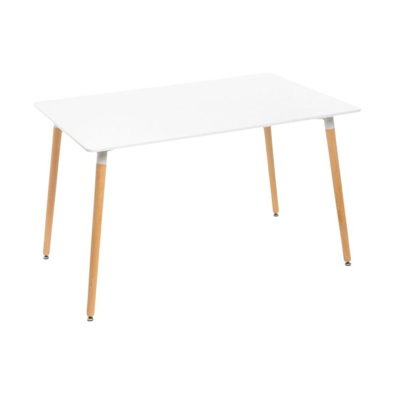 Table Blanc Naturel 125 x 80 x 74 cm