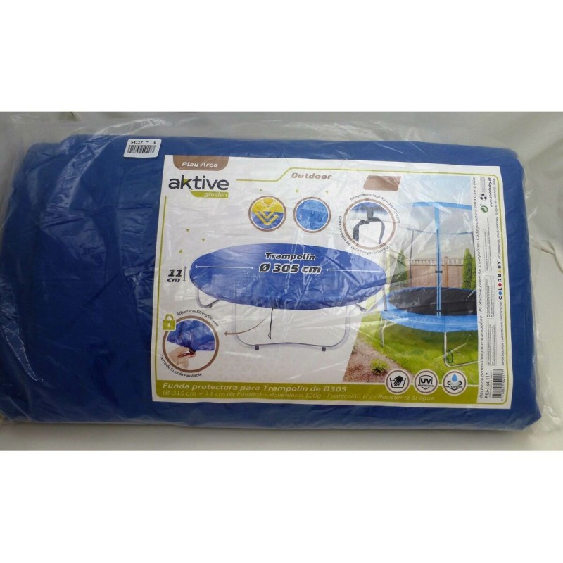 Toile de protection Aktive Trampoline Bleu Ø 305 cm (6 Unités)