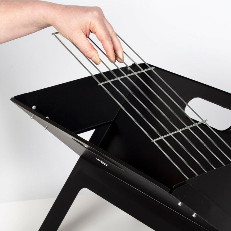 Barbecue Portable Aktive Noir Acier Fer 45 x 30 x 29 cm