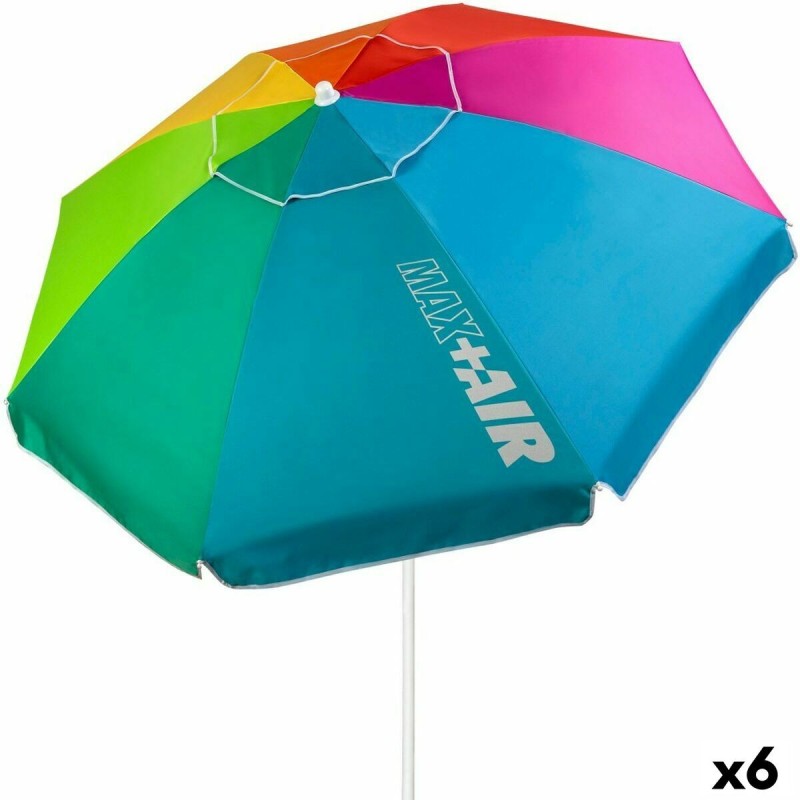 Parasol Aktive Multicouleur 200 x 203 x 200 cm Acier (6 Unités)