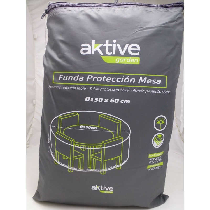 Étui de protection Aktive Ø 150 cm Tables 150 x 60 x 150 cm (6 Unités)