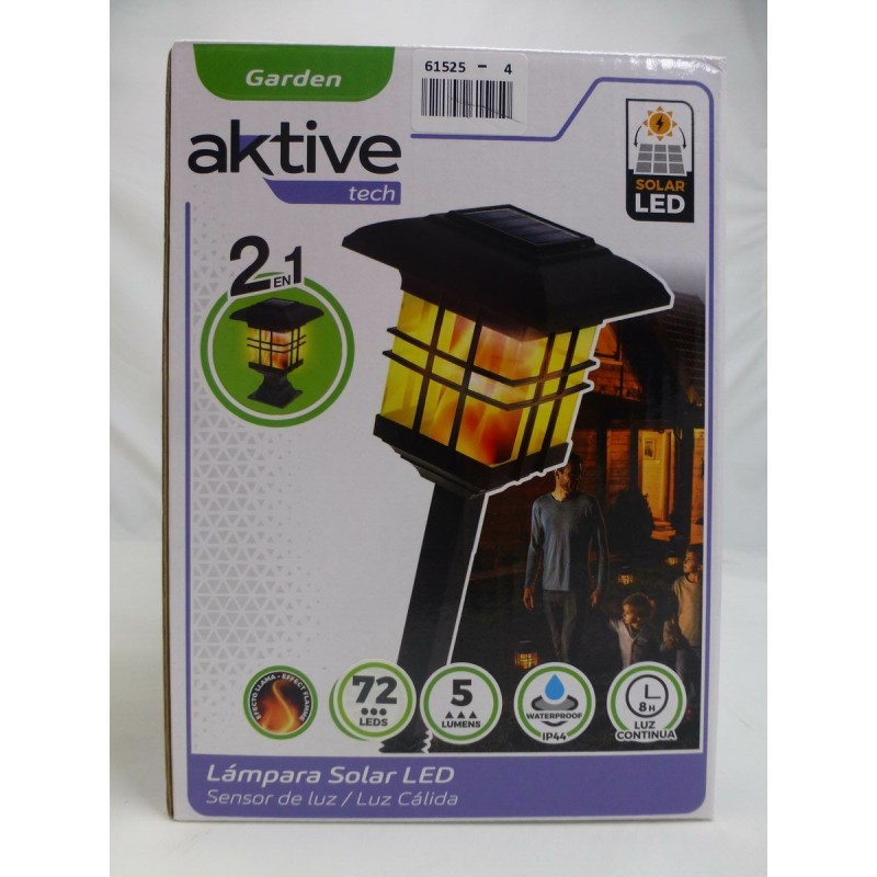 Lampe LED Aktive Plastique 13,5 x 46 x 13,5 cm (4 Unités)