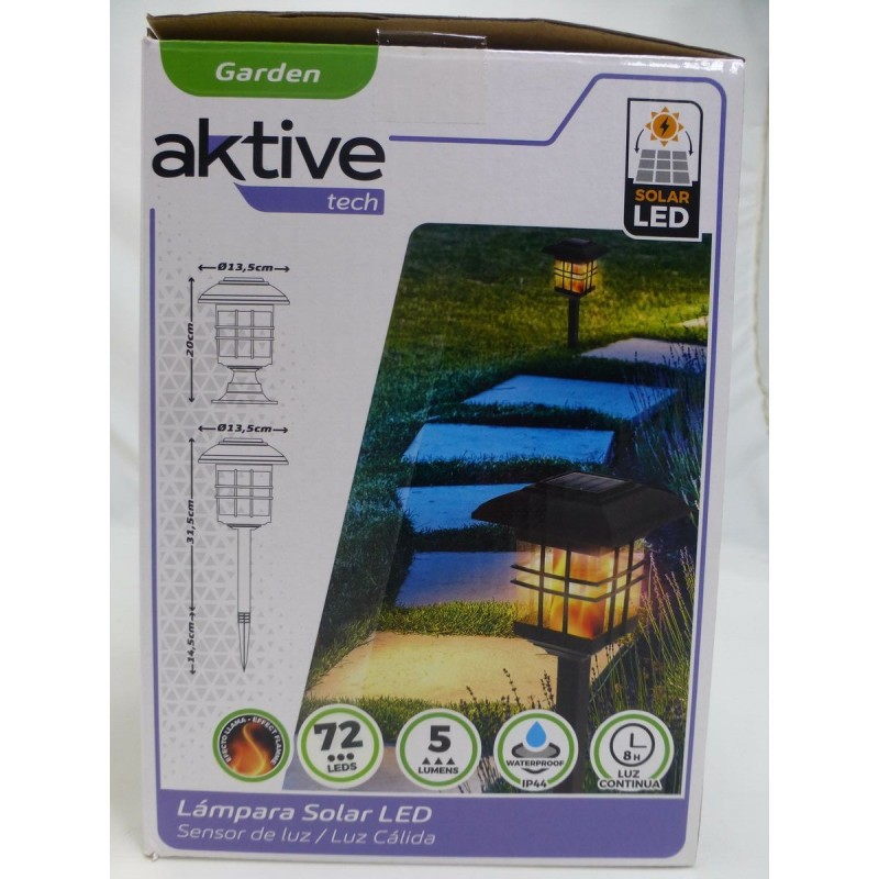 Lampe LED Aktive Plastique 13,5 x 46 x 13,5 cm (4 Unités)