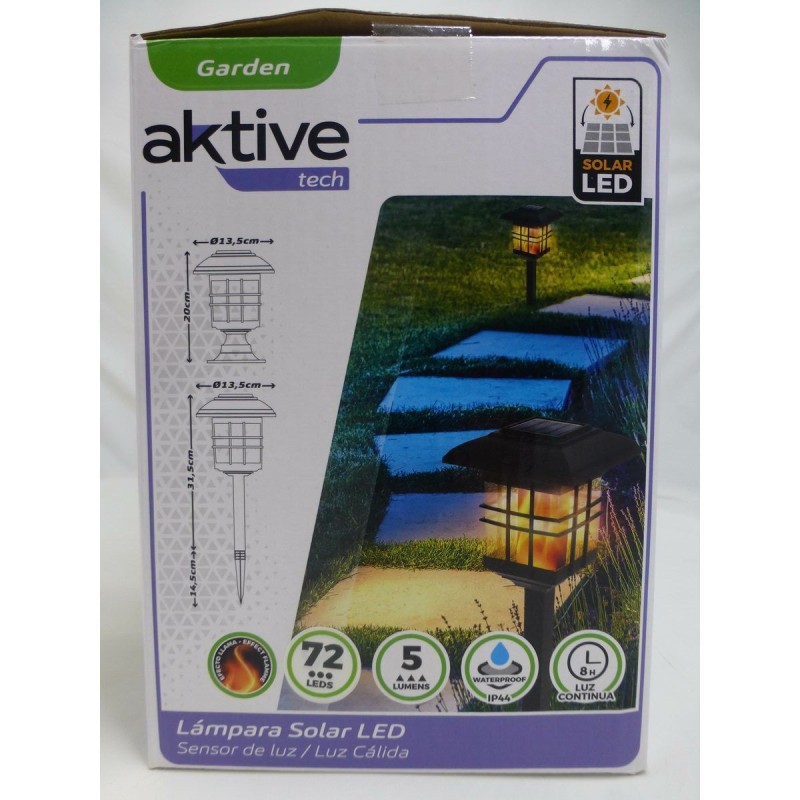 Lampe LED Aktive Plastique 13,5 x 46 x 13,5 cm (4 Unités)