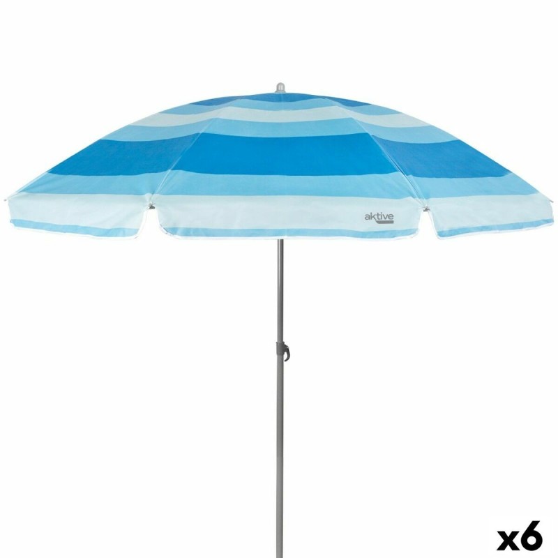 Parasol Aktive Bleu Polyester 200 x 194