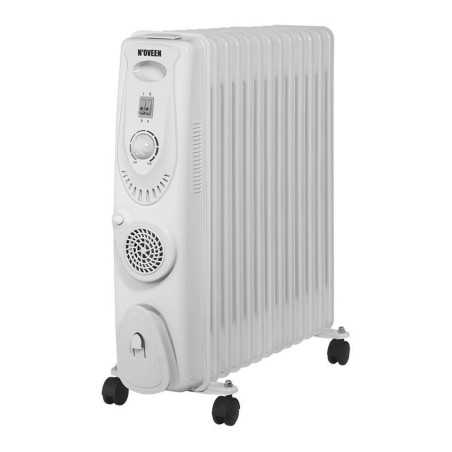 Radiateur à Huile N'oveen OH1301 Blanc 2900 W