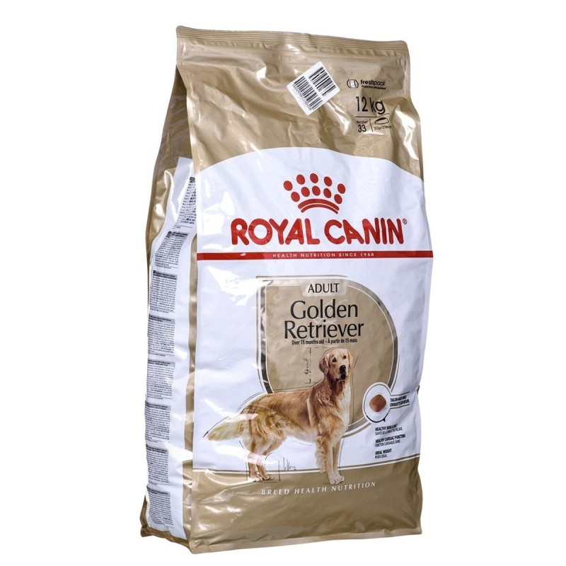 Nourriture Royal Canin Golden Retriever Adult Adulte Poulet Viande Oiseaux 12 kg 12