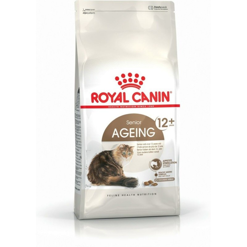 Aliments pour chat Royal Canin Senior Ageing 12+ Senior Poulet Légumes Oiseaux 400 g