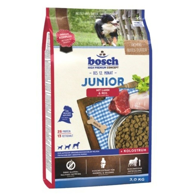 Nourriture BOSCH Petit/Junior Agneau Riz 3 Kg