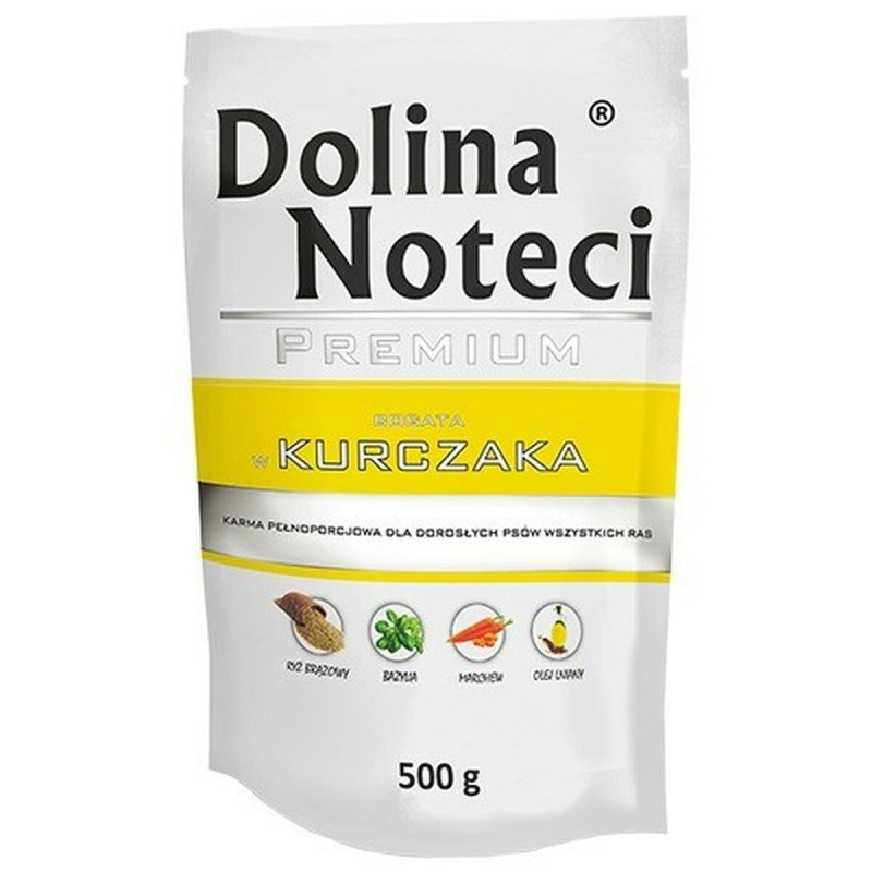 Alimentation humide Dolina Noteci Premium Poulet Veau Cochon 500 L 500 g