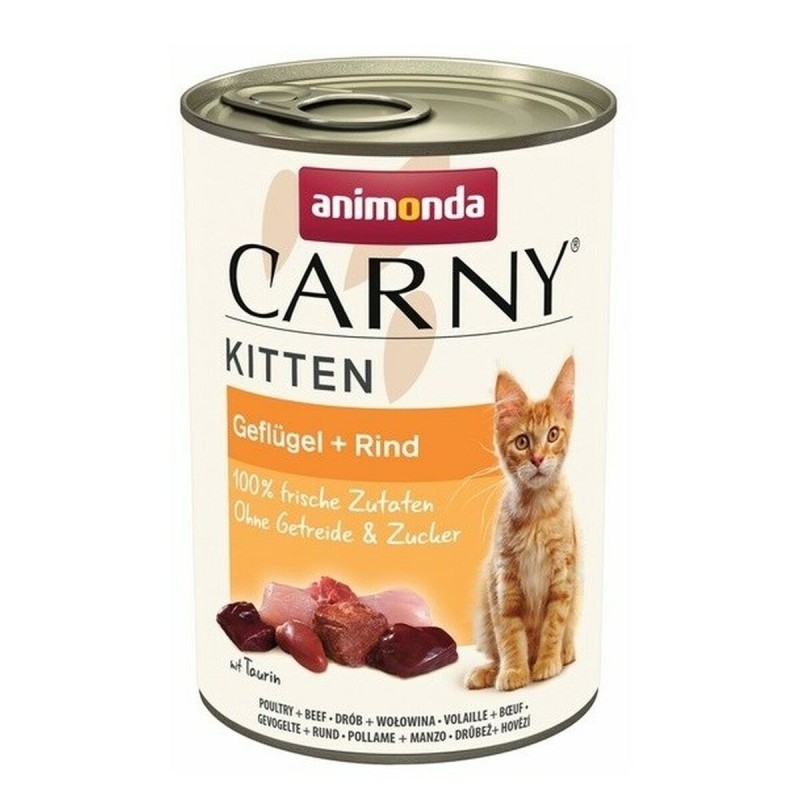 Aliments pour chat Animonda Carny Veau Oiseaux 400 g