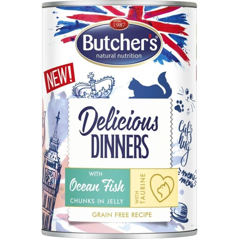 Aliments pour chat Butcher's Ocean Poulet Poisson 400 g