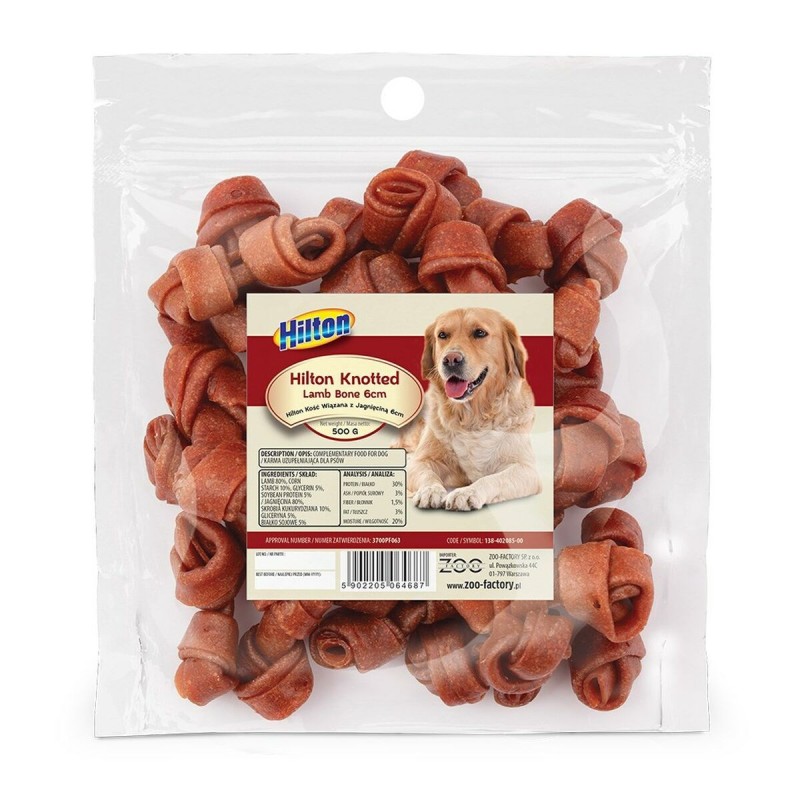 Snack pour chiens Hilton                                 Agneau 500 g