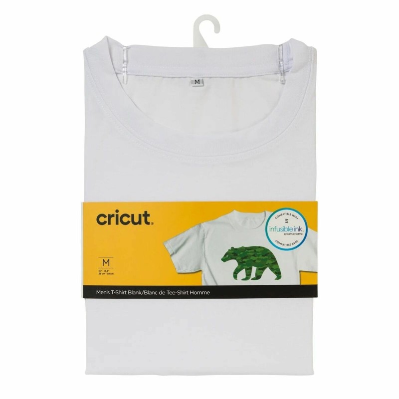 Tee-shirt personnalisable pour Plotter Cricut Men's Blanc