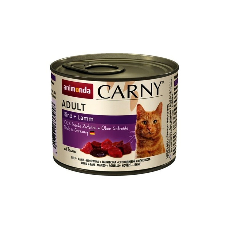 Aliments pour chat Animonda Carny Veau Agneau 200 g