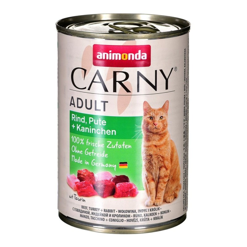 Aliments pour chat Animonda Adult Dinde Veau Lapin 400 g