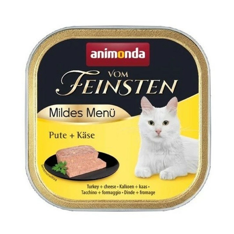 Aliments pour chat Animonda Vom Feinsten Fromage Dinde 100 g