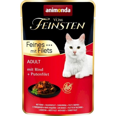 Aliments pour chat Animonda Vom Feinsten Dinde Veau 85 g