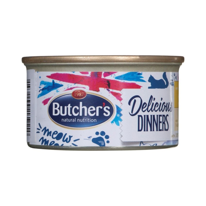 Aliments pour chat Butcher's Delicious Dinners Poulet Dinde 85 g