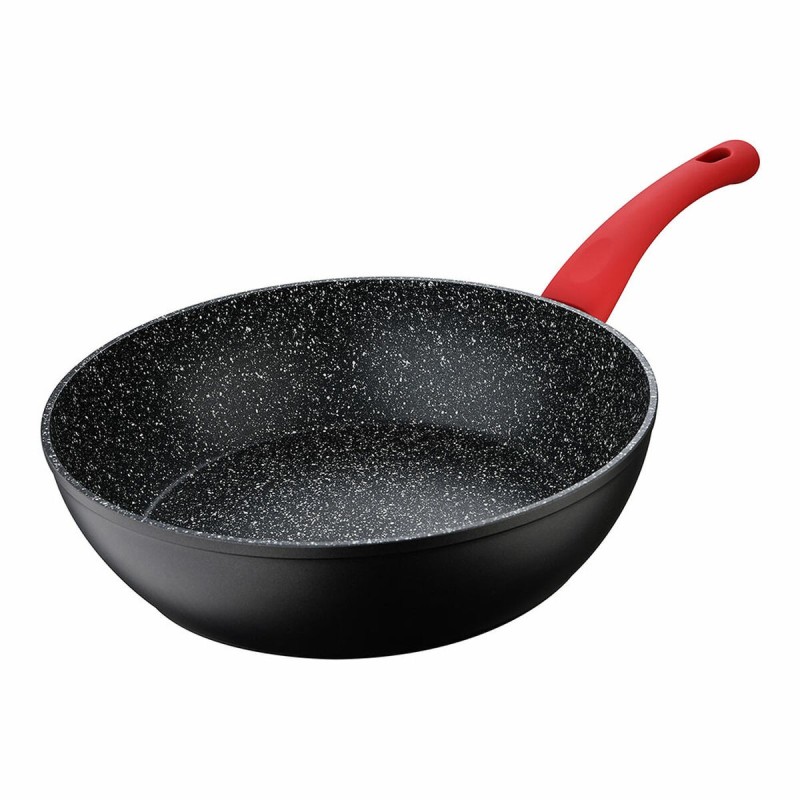 Wok San Ignacio Toledo SG-6252 Ø 28 cm Noir Aluminium