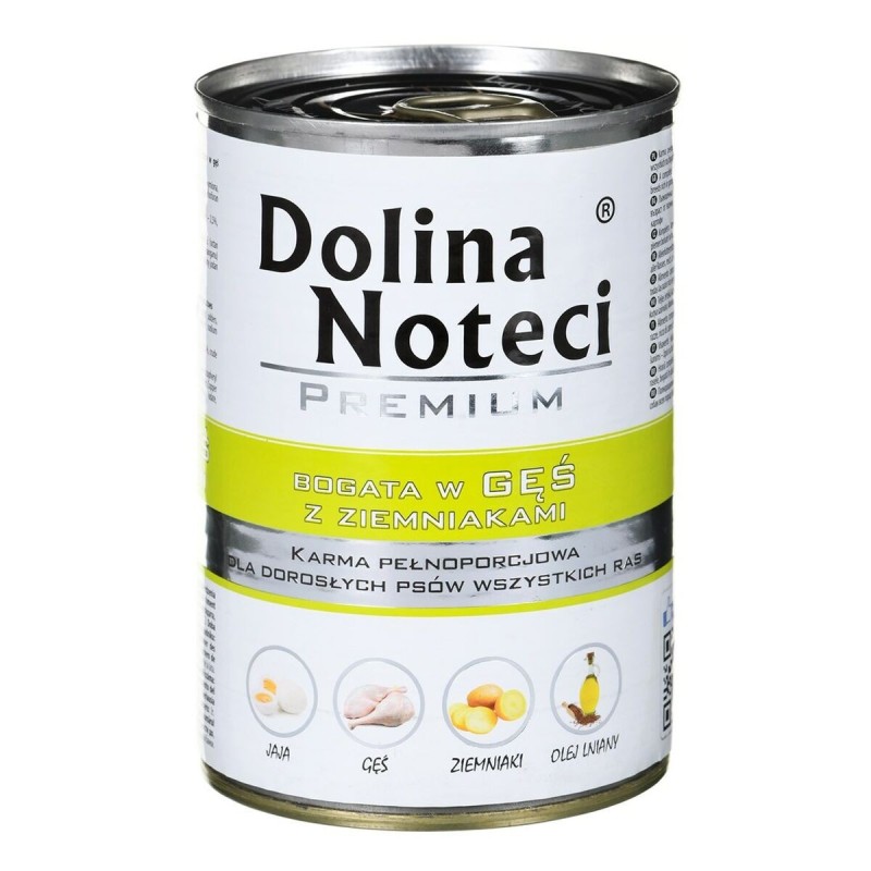 Alimentation humide Dolina Noteci Premium Pommes de terre Oie 400 g