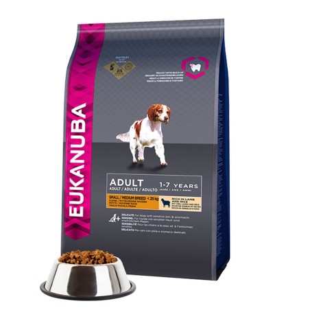 Nourriture Eukanuba Small & Medium Adulte Agneau Riz 12 kg