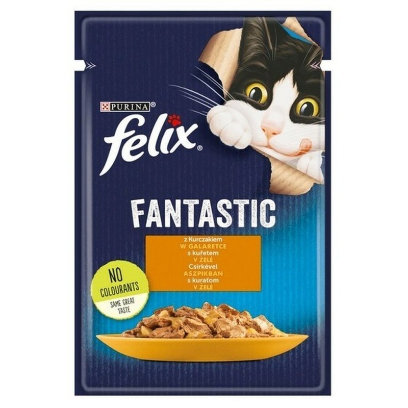 Aliments pour chat Purina Fantastic Poulet 85 g