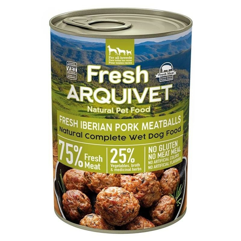 Alimentation humide Arquivet Fresh Iberian Pork Meatballs Cochon 400 g