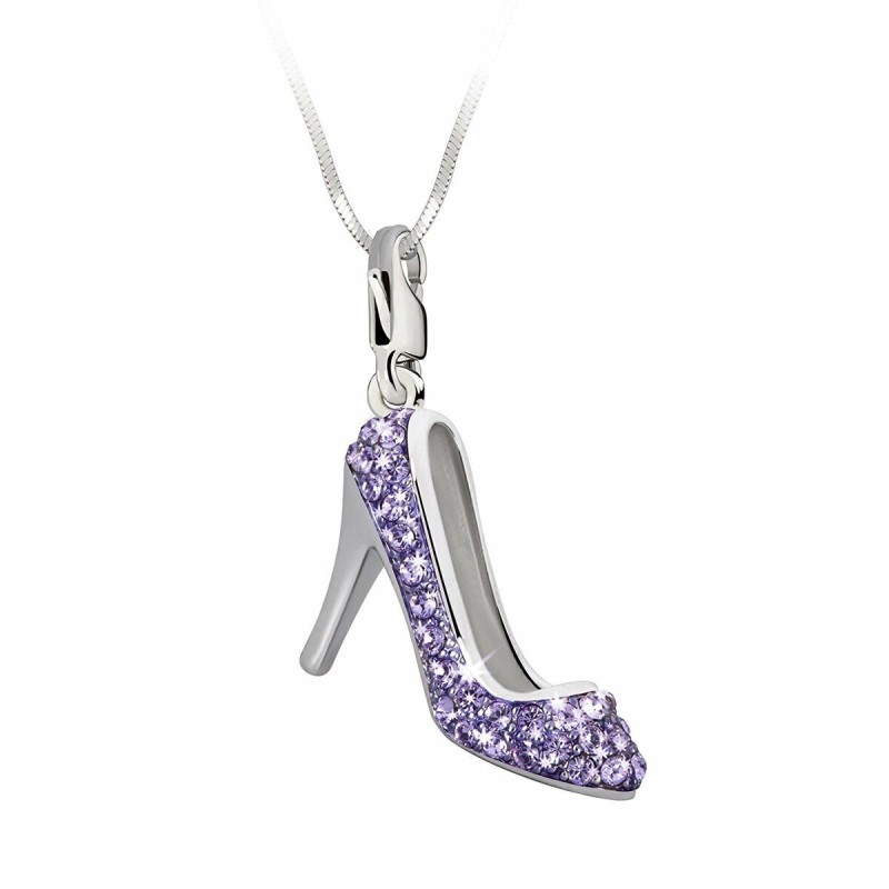 Pendentif Femme Glamour GS3-19 | Violet (4 cm)