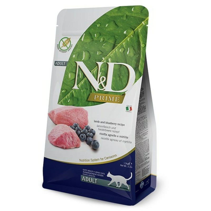 Aliments pour chat Farmina N&D PRIME CAT Adulte Myrtille Agneau 1