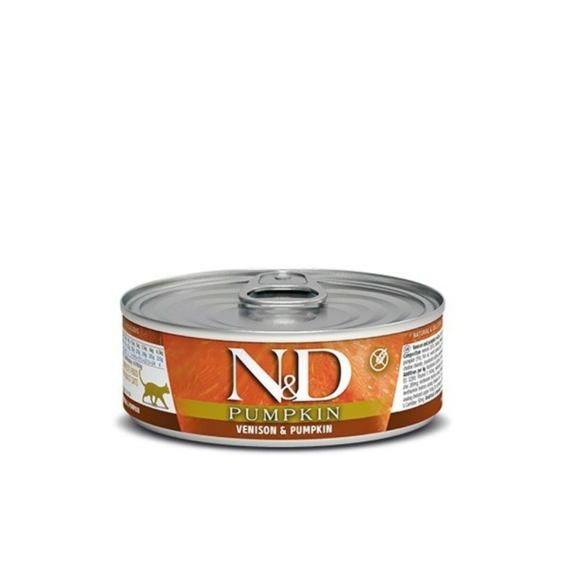 Aliments pour chat Farmina N&D Citrouille Renne 70 g