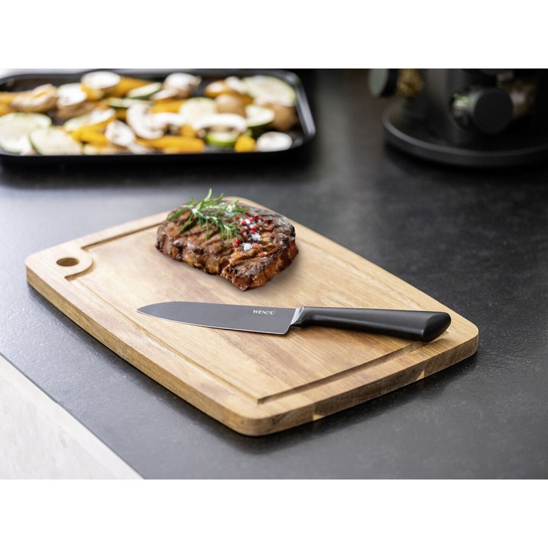 Couteau de cuisine Wenko Ace 55057100 Moyen 12,5 cm Noir