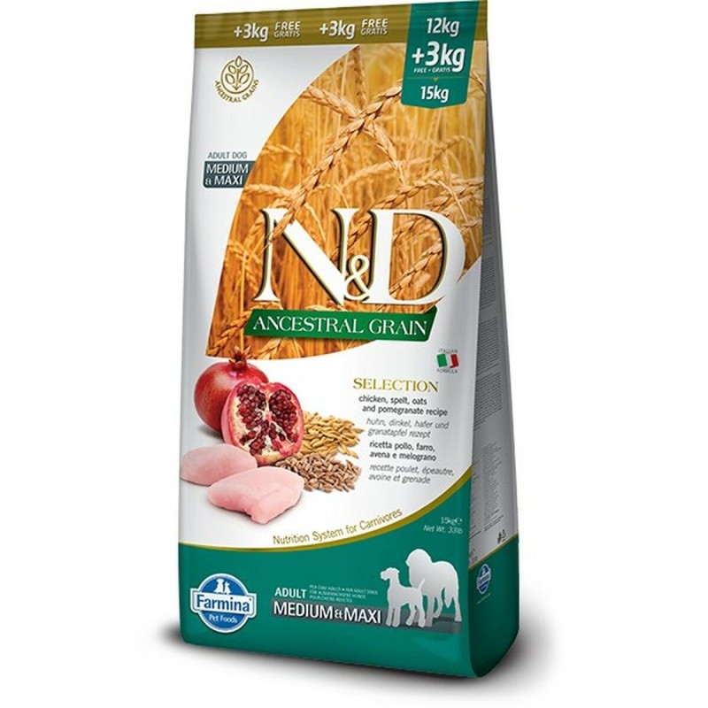 Nourriture Farmina N&D Ancestral Grain Canine Adulte Poulet 15 kg