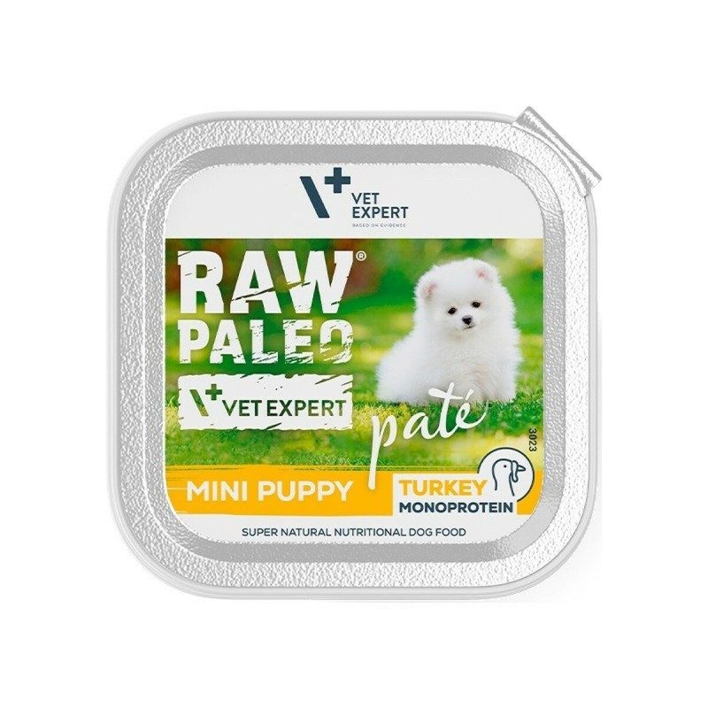 Alimentation humide VETEXPERT Paté Mini Puppy Dinde 150 g