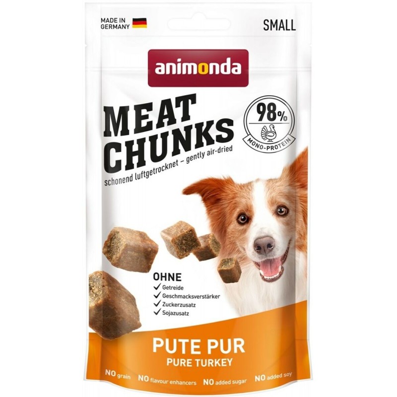 Snack pour chiens Animonda Meat Chunks Turkey Dinde 60 g