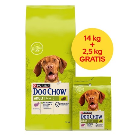 Nourriture Purina Dog Chow Adult Lamb Agneau