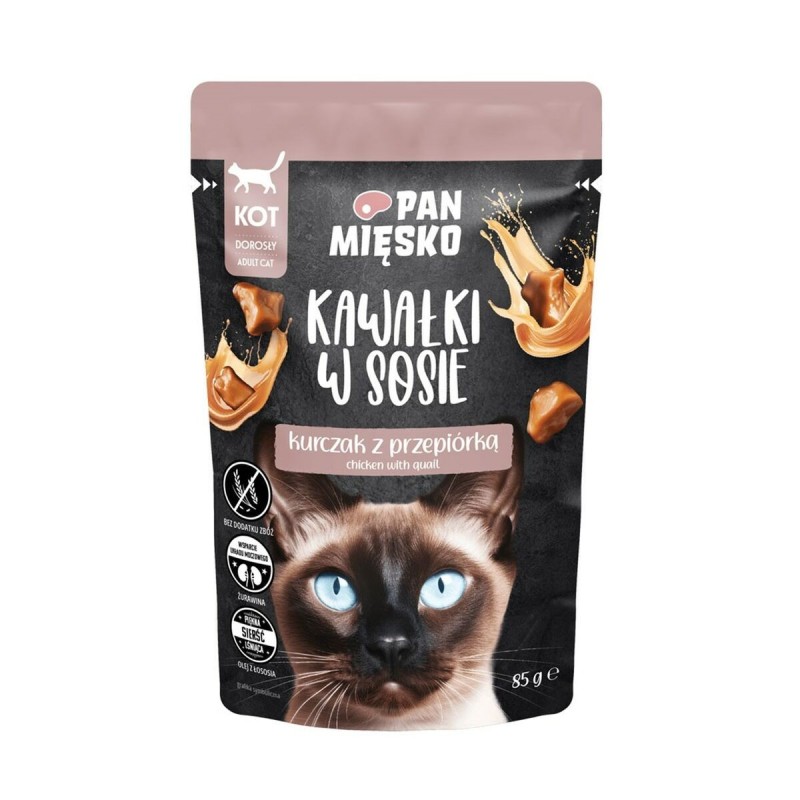 Aliments pour chat PAN MIĘSKO                                 Poulet 85 g