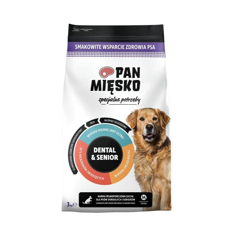 Nourriture PAN MIĘSKO Special needs Dental & Senior Veau 3 Kg